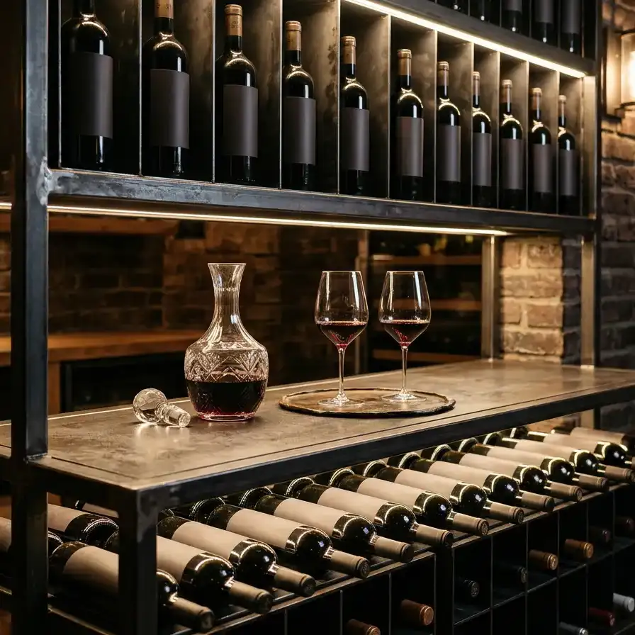 tastingbereich in eine weinraum
